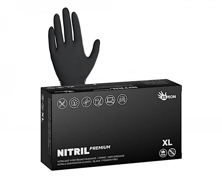 Rkawiczki nitrylowe Espeon Nitril Premium - 100 szt - czarne - XL