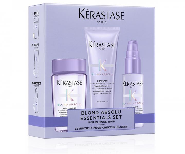 Podrny zestaw upominkowy do wosw blond Krastase Blond Absolu Essentials Set For Blonde Hair