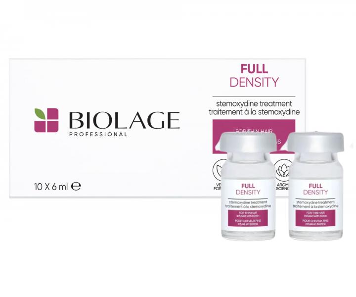 Kuracja zgszczajca wosy Biolage Full Density Stemoxydine Treatment - 10 x 6 ml