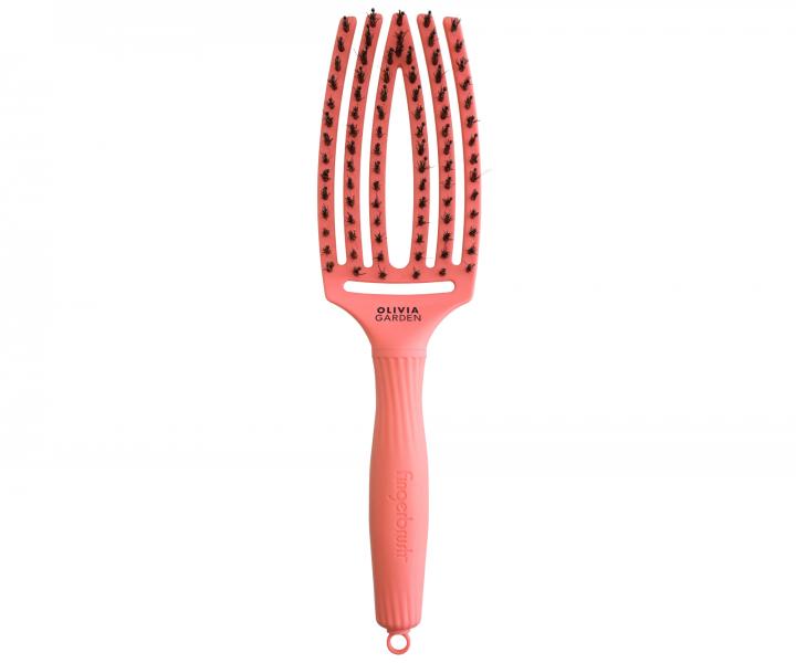 Szczotka Olivia Garden Fingerbrush Combo Medium Radiant Peach - jasna brzoskwinia