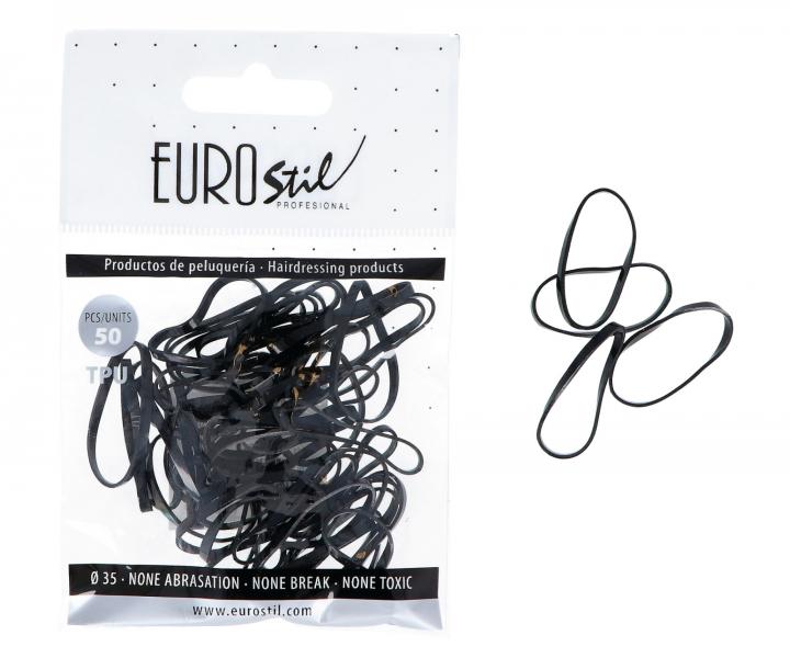 Gumki do wosw Eurostil Profesional TPU Hair Elastics For Hairstyles - 50 szt - mix kolorw