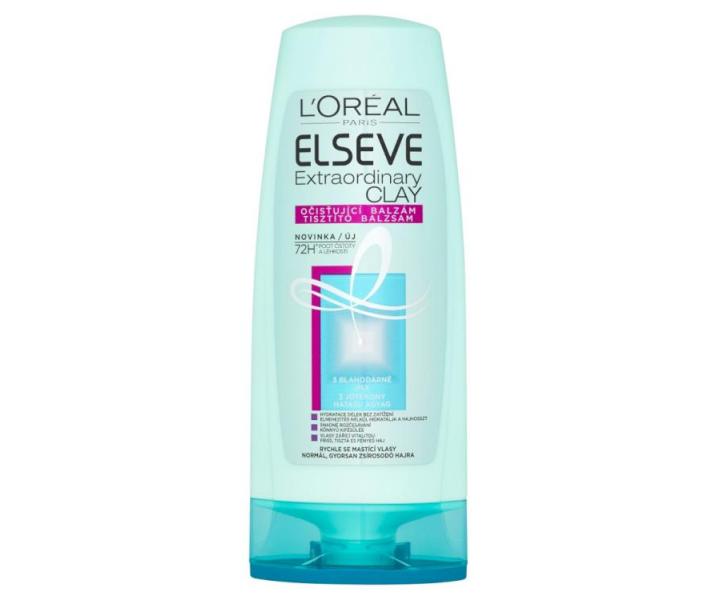 Odywka do wosw przetuszczajcych si Loral Elseve Extraordinary Clay - 200 ml