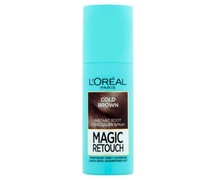 Spray do retuszu odrostw Loral Paris Magic Retouch - 75 ml - chodny brz