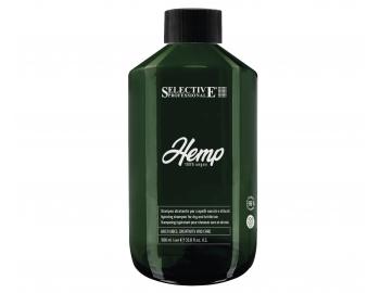 Szampon nawilajcy do wosw suchych i amliwych Selective Professional Hemp Shampoo - 1000 ml