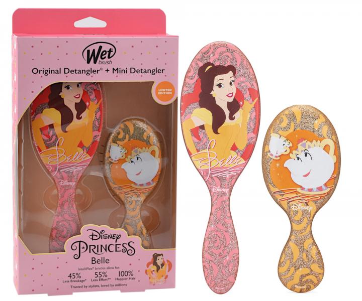 Zestaw upominkowy szczotek do wosw Wet Brush Original Detangler i Mini Detangler Disney Princess B