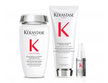 Zestaw do odbudowy zniszczonych wosw Krastase Premire + kuracja przed szamponem 45 ml gratis