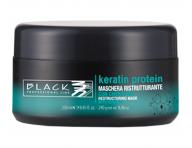 Maska do wosw osabionych i zniszczonych Black Keratin Protein