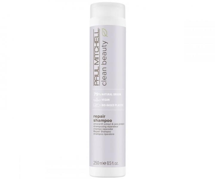 Szampon odbudowujcy do wosw zniszczonych Paul Mitchell Clean Beauty Repair - 250 ml