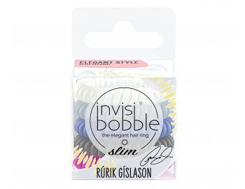 Gumka do wosw spiralka cienka Invisibobble Slim Rrik Gslason No Place Like Reykjavk - 5 szt.