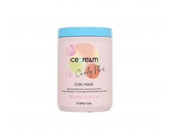 Seria do wosw krconych i falowanych Inebrya Ice Cream Curly Plus - maska - 1000 ml