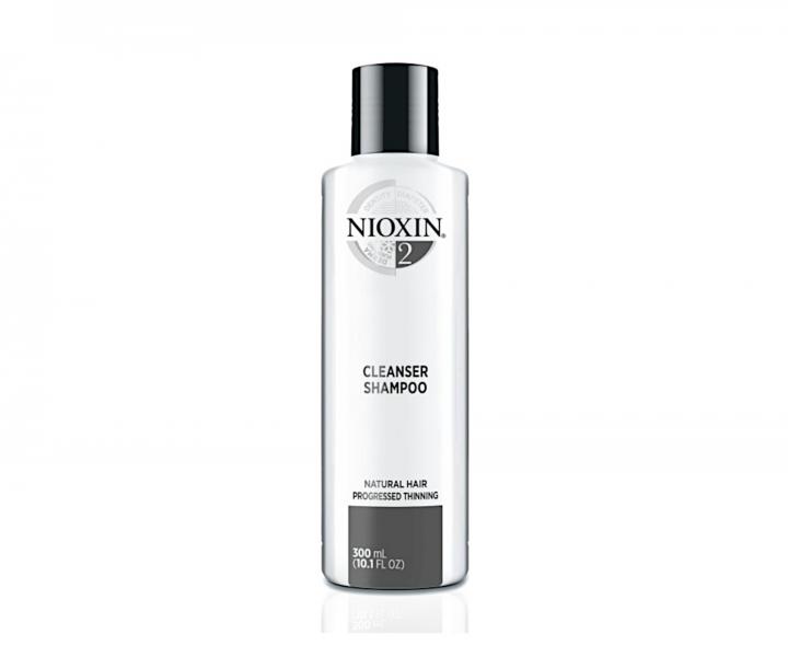 Szampon do mocno przerzedzonych wosw naturalnych Nioxin System 2 Cleanser Shampoo - 300 ml