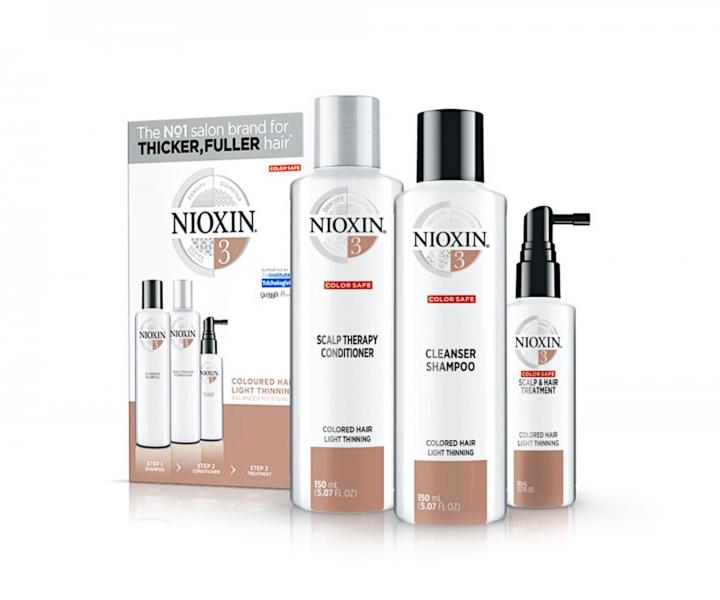 Zestaw do lekko przerzedzonych wosw farbowanych Nioxin System 3 Trial Kit No.3