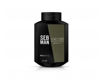 Seria produktw do pielgnacji wosw dla mczyzn Sebastian Professional Seb Man - szampon do wosw, brody i ciaa - 250 ml