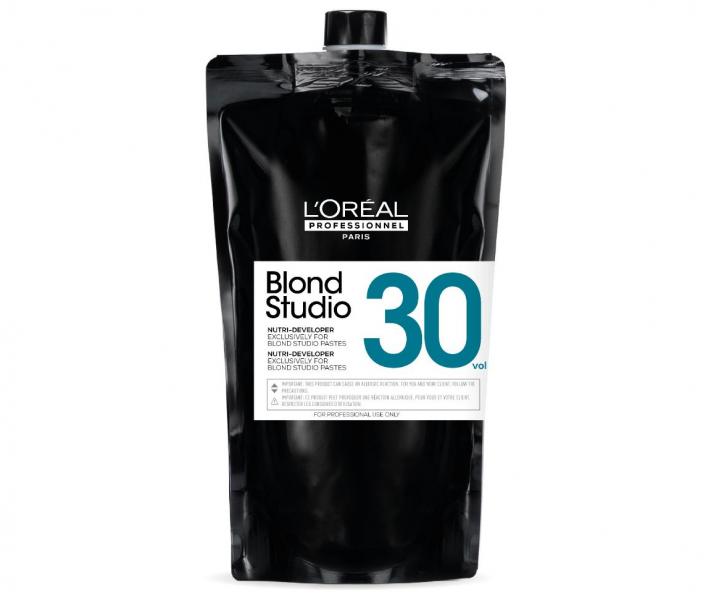 Odywczy oksydant w kremie Loral Blond Studio Platinium 30 vol. 9 % - 1000 ml