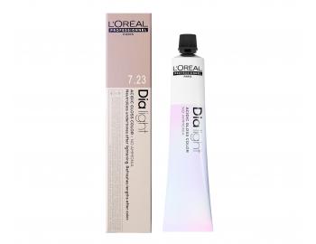 Farba do wosw ton w ton Loral Dialight 50 ml - 7.23 blond opalizujco-zocisty