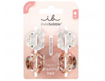 Spinki do wosw klamry Invisibobble Clipstar Bijoux S - 4 szt