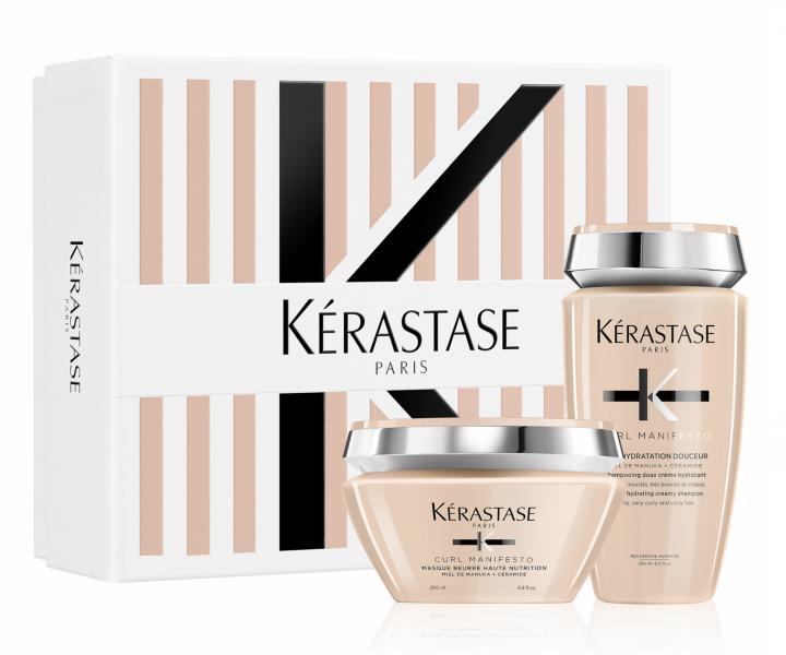 Zestaw upominkowy nawilajcy do wosw falowanych i krconych Krastase Curl Manifesto Masque Spring Box