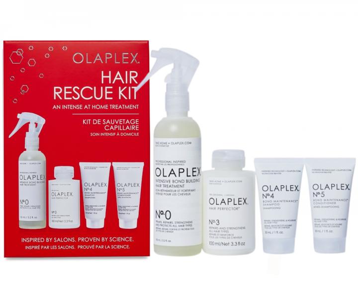 Zestaw upominkowy regenerujcy do wosw zniszczonych Olaplex Hair Rescue Kit Holiday