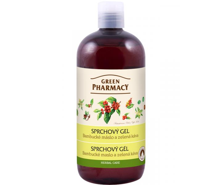 el pod prysznic - Maso shea i zielona kawa - Green Pharmacy - 500 ml