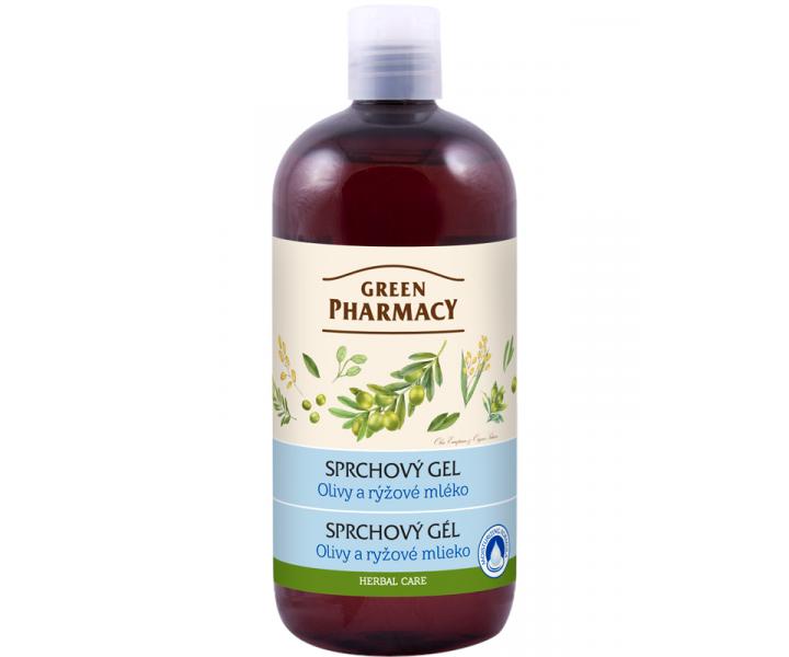 el pod prysznic - Oliwki i mleko ryowe - Green Pharmacy - 500 ml