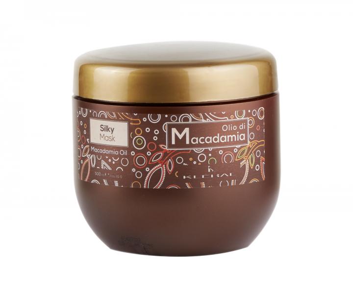 Maska nawilajca do wosw suchych i amliwych Klral Olio di Macadamia Silky Mask