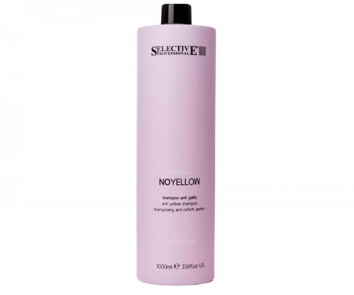 Szampon neutralizujcy te tony Selective Professional NoYellow Shampoo - 1000 ml