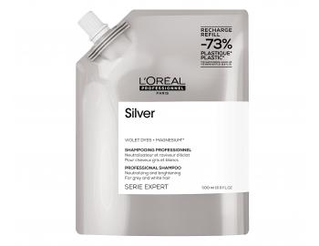 Seria produktw do neutralizacji wosw siwych i biaych LOral Professionnel Serie Expert Silver - szampon - 500 ml - zapas