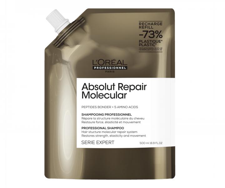 Szampon do wosw zniszczonych Loral Professionnel Serie Expert Absolut Repair Molecular - 500 ml, zapas