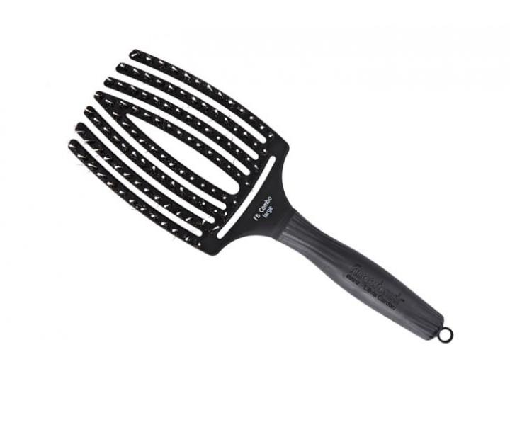 Szczotka Olivia Garden Fingerbrush Combo Large - czarna