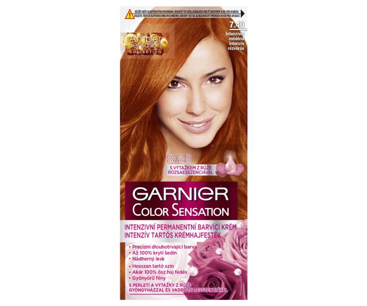 Farba do trwaej koloryzacji Garnier Color Sensation 7.40 intensywny miedziany