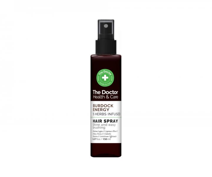 Spray przeciw wypadaniu wosw The Doctor Burdock Energy 5 Herbs Infused Hair Spray - 150 ml