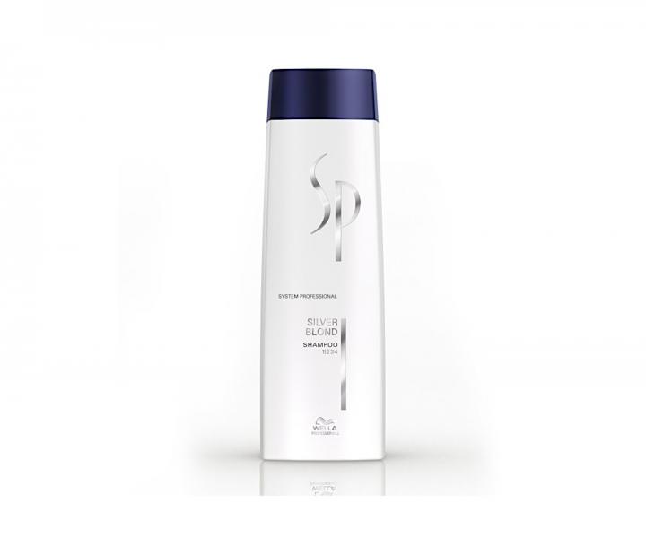 Szampon do wosw blond i naturalnie siwych Wella Professionals SP Silver Blond Shampoo - 250 ml