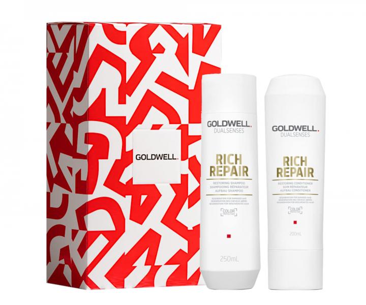 Zestaw upominkowy do wosw suchych i zniszczonych Goldwell Dualsenses Rich Repair