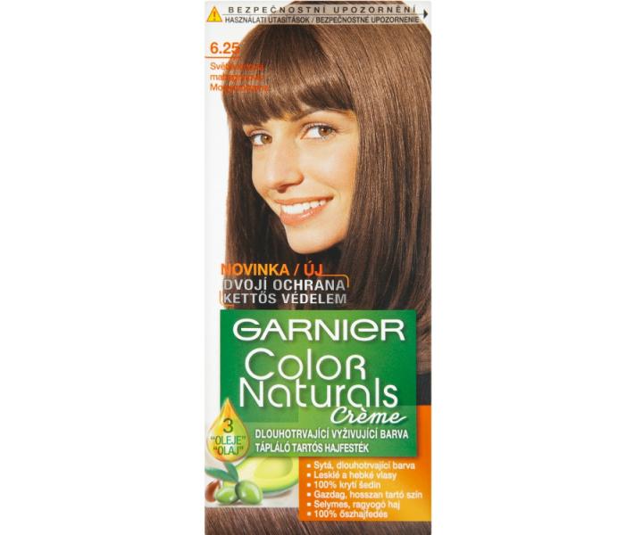 Farba do trwaej koloryzacji Garnier Color Naturals 6.25 jasny lodowaty maho