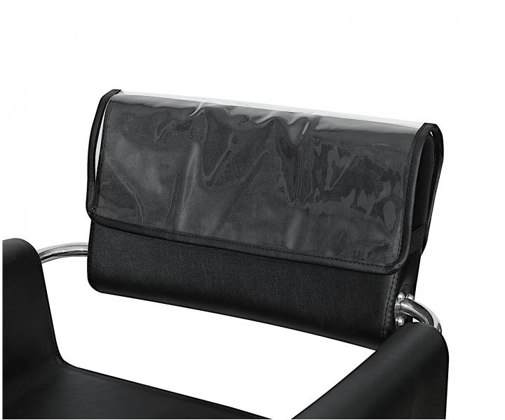 Ochronny pokrowiec na oparcie fotela fryzjerskiego Sibel Reusable PVC Chair Cover - przeroczysty