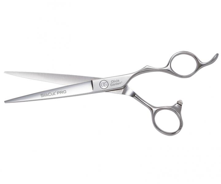 Noyczki fryzjerskie Olivia Garden SilkCut Pro Shear 6,5" - srebrne