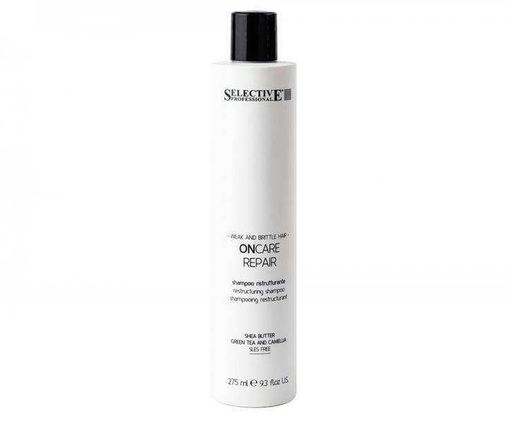 Szampon do wosw zniszczonych i amliwych Selective Professional OnCare Repair Shampoo - 275 ml