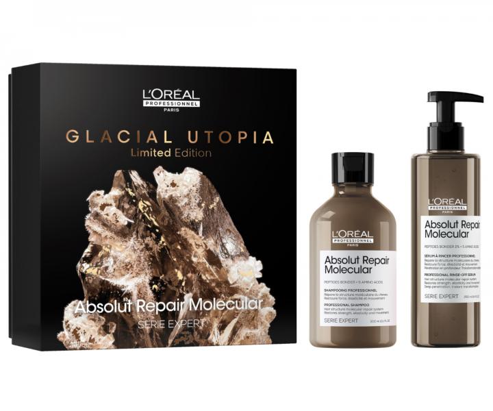 Zestaw upominkowy do wosw zniszczonych Loral Professionnel Serie Expert Absolut Repair Molecular Duo