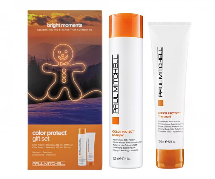 Zestaw upominkowy do wosw farbowanych Paul Mitchell Color Protect Duo Bright Moments