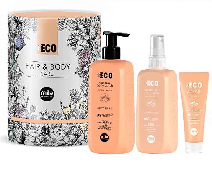 Zestaw upominkowy do pielgnacji ciaa Mila Professional Be Eco Hair & Body Care Vivid