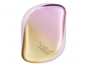 Szczotka do wosw Tangle Teezer Compact - podrna - Lilac Yellow - metaliczny fioletowo-ty