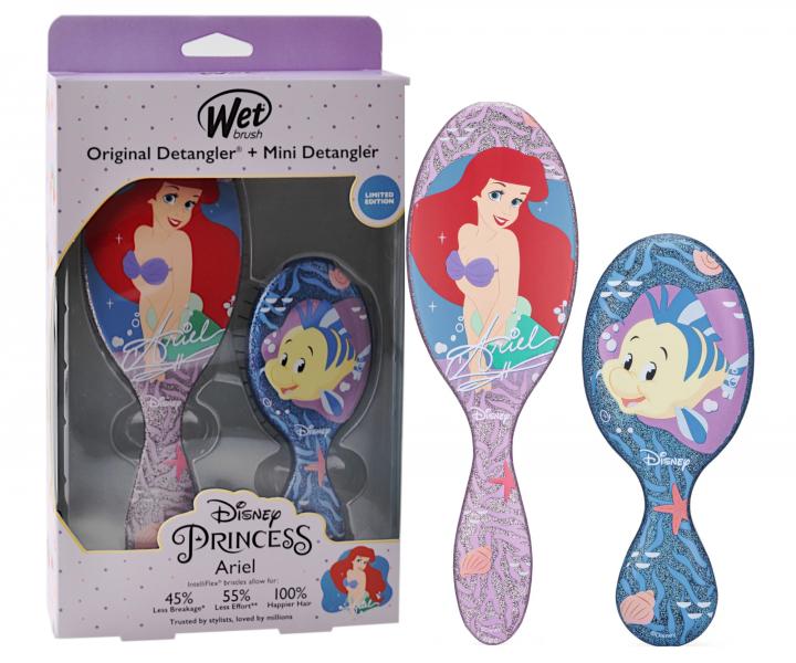 Zestaw upominkowy szczotek do wosw Wet Brush Original Detangler i Mini Detangler Disney Princess A