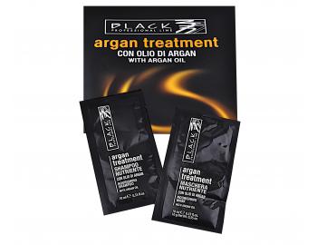 Szampon z olejkiem arganowym do wosw zniszczonych Black Argan Treatment - szampon i maska 2 x 10 ml