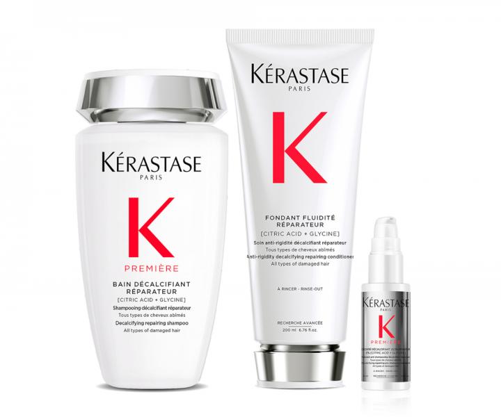 Zestaw do odbudowy zniszczonych wosw Krastase Premire + kuracja przed szamponem 45 ml gratis