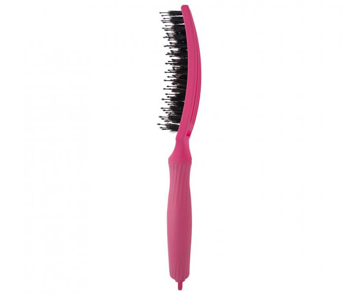 Szczotka Olivia Garden Fingerbrush Combo Medium - rowa