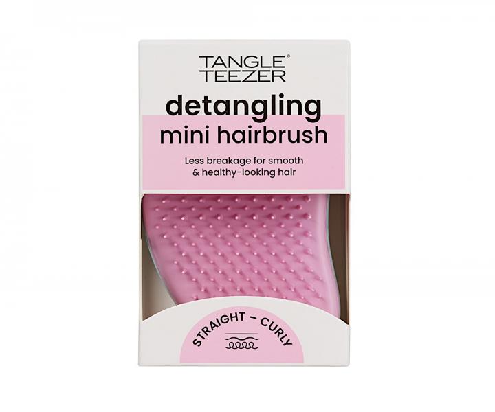 Szczotka do rozczesywania wosw Tangle Teezer Original Mini Marine Teal and Rosebud - rowo - turkusowa