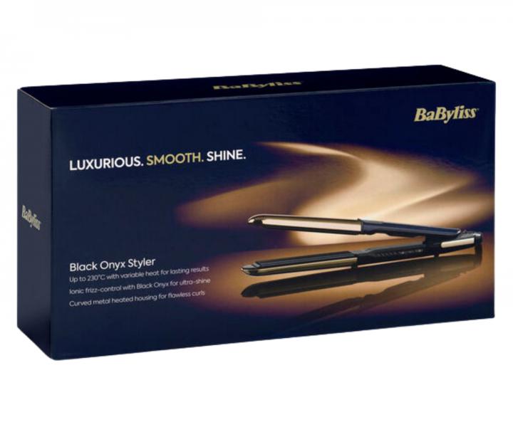 Prostownica do wosw Babyliss Black Onyx ST484E - granatowo-zota