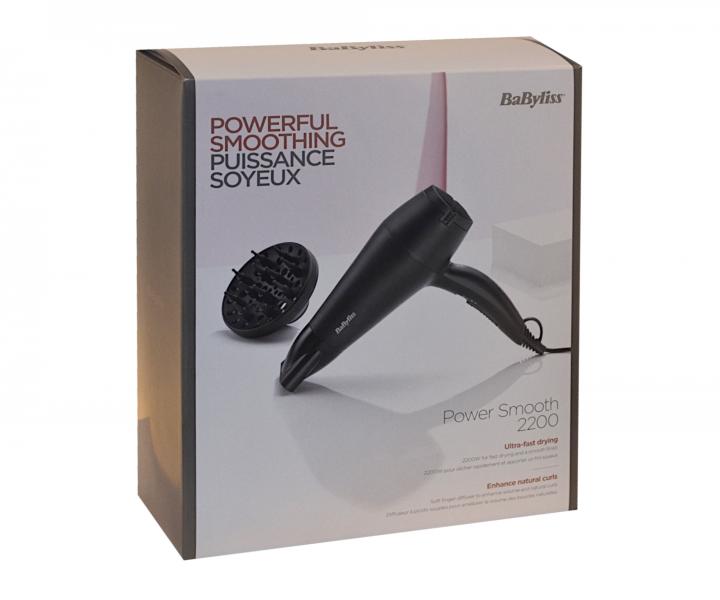 Suszarka do wosw BaByliss Power Smooth D215DE - 2200 W - czarna