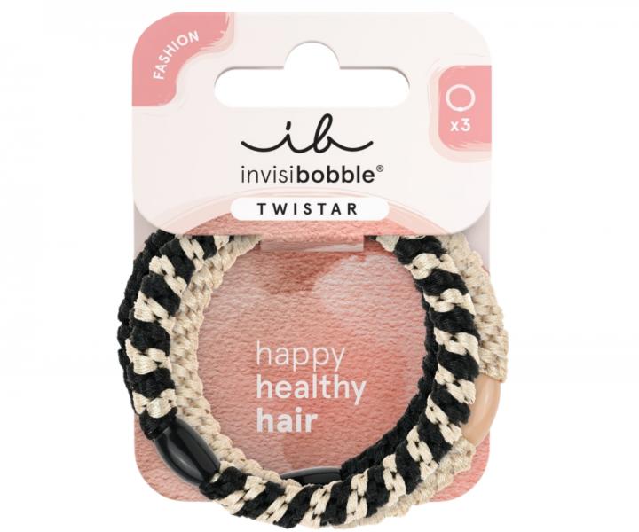 Zestaw ozdobnych gumek do wosw Invisibobble Twistar Classical Braids - 3 szt.