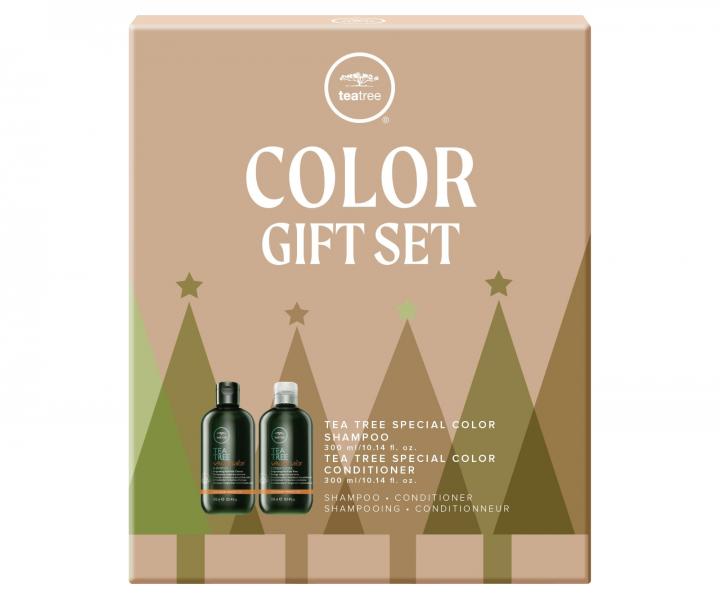 Zestaw upominkowy do wosw farbowanych Paul Mitchell Tea Tree Color Gift Set